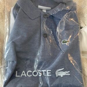 Brand new boys Lacoste shirt sleeve polo size 8